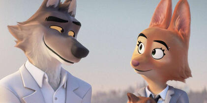 Mr. Wolf &amp; Diane Foxington [polyship] (The Bad Guys)